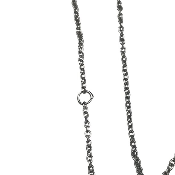 925 Sterling Silver Murano Millefiori Glass Pendant Necklace 18" Vera Wang Chain - Picture 9 of 10